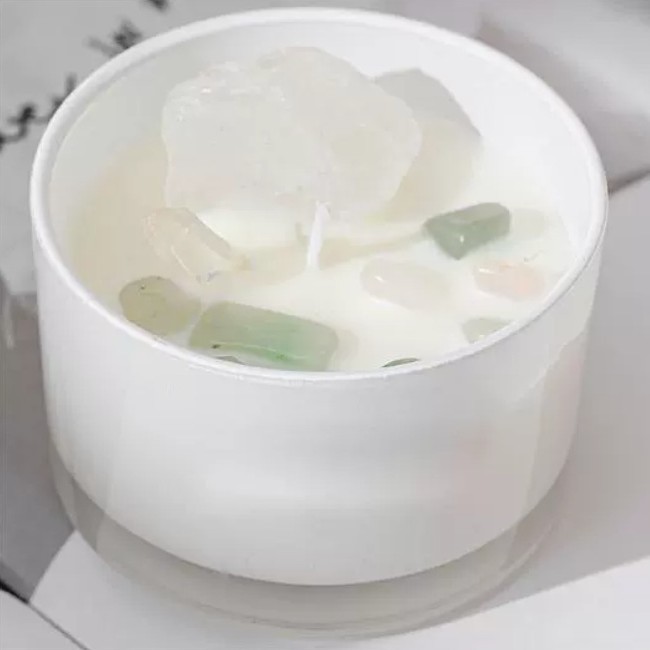 Vaso de cristal de color spot comercio exterior cera de soja vela de incienso vela de incienso de cristal regalo