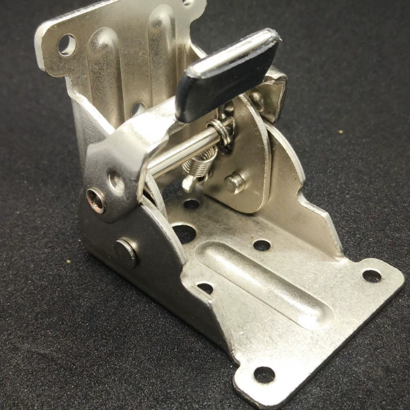 Coffee Table Folding Hinge - Invisible Furniture Hardware, 90° Self-Locking, MingZhan