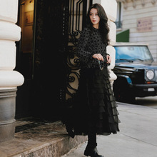 迪丽热巴明星同款法式小香风外套女秋冬时尚百搭