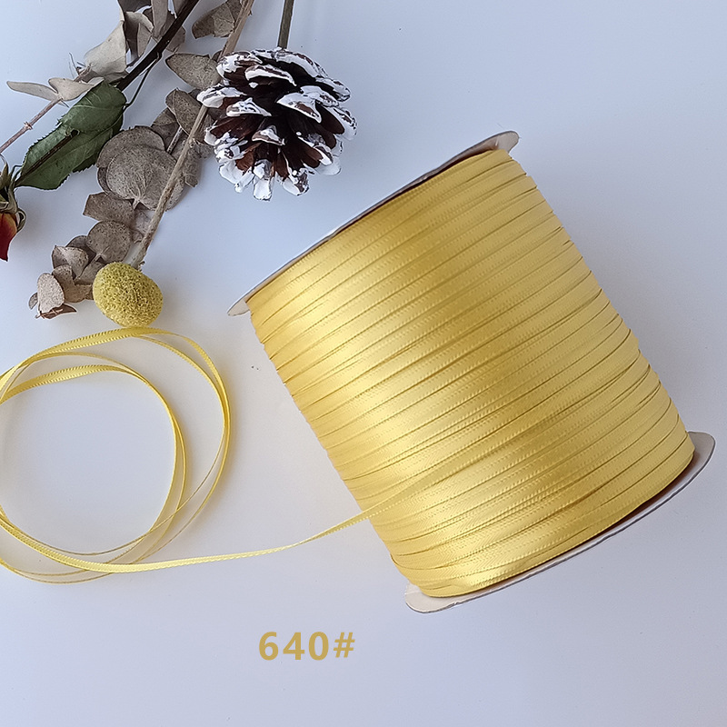 Cifrado 1 punto 0. 3cm3mm de doble cara correa de poliéster correa de color mini arco etiqueta cinta de embalaje al por mayor