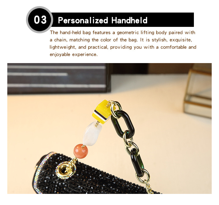 Borsa a mano da donna a forma di gufo con strass e nappe, resistente, a tracolla, piccola borsa quadrata, lusso di nicchia accessibile_voghion.com