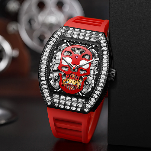 Richard Mechanical Men's Watch Fully Automatic Mechanical Watch Miller Men's Barrel-shaped Waterproof Luminous Men's Watch