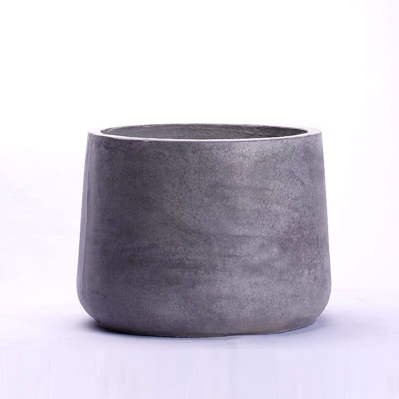 Macetas de barro de viento industrial de celebridades de Internet Macetas de plantación de plantas verdes de monstera retro Macetas de cemento cilíndricas ins al por mayor