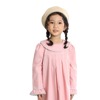 Fuchsia dress, children's fashionable skirt, megaphone for princess, Korean style, western style