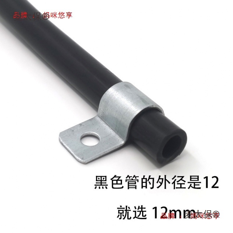 厂家直销304不锈钢单边管卡压线夹线缆固定扣P形扣网线骑马麦太保