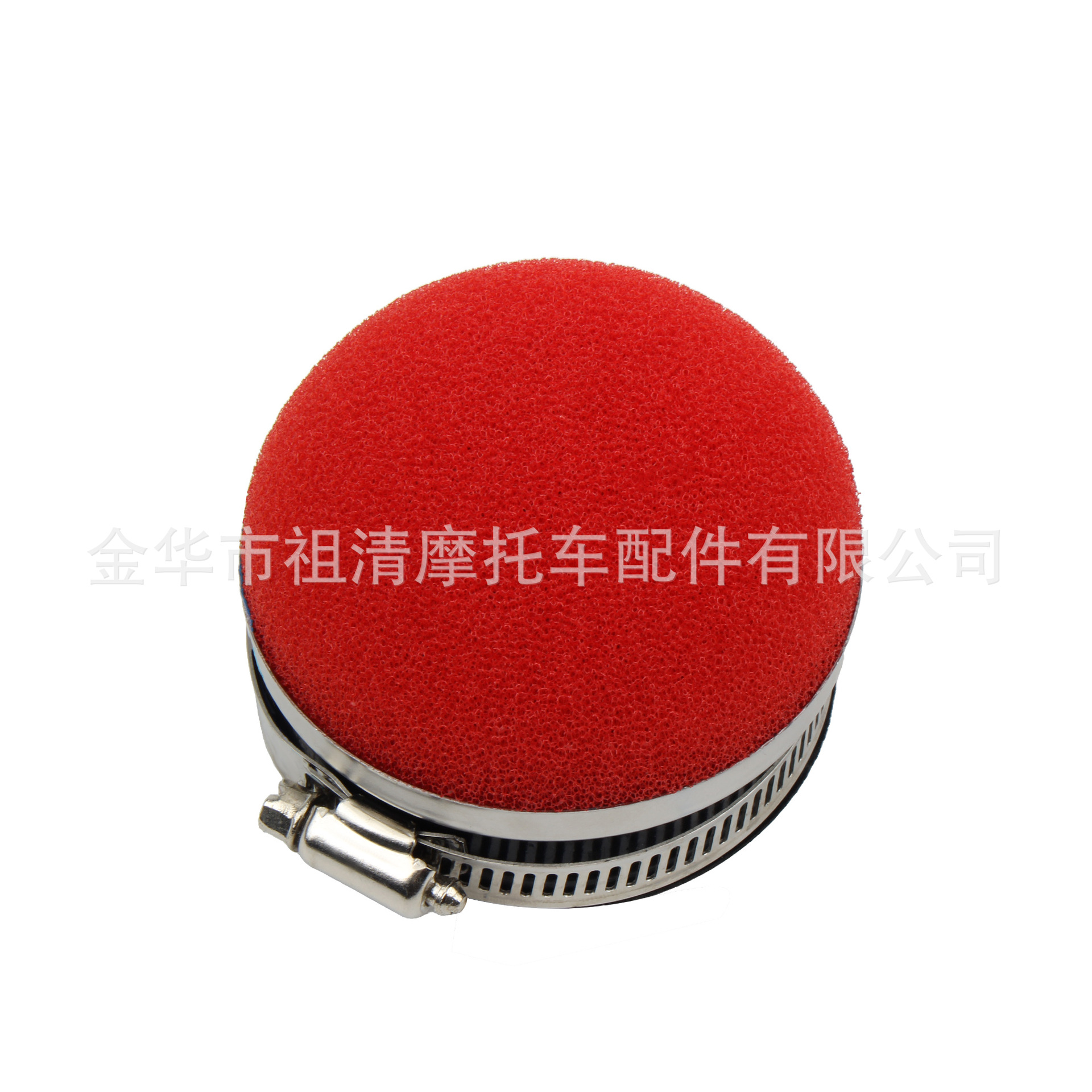 Motorcycle modification accessories straight ball sponge air filter red filter intake pipe 28/58mm size selection
