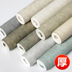 セメントの紋様の壁紙の北欧の高級感の薄い灰色の濃い灰色の現代の復古のノスタルジックな工業の風の純色の無地の壁紙