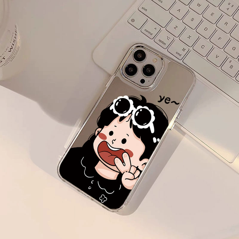 Чехол для телефона совместимый с iPhone 13 Pro, милый, с эффектом зеркала, 7 Plus
