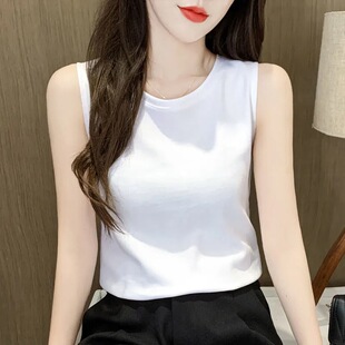 Solid Color Camisole Women's 2025 Summer Sexy and Chic Inner Wear Versatile Bottoming Shirt Slim Women's Sleeveless Top