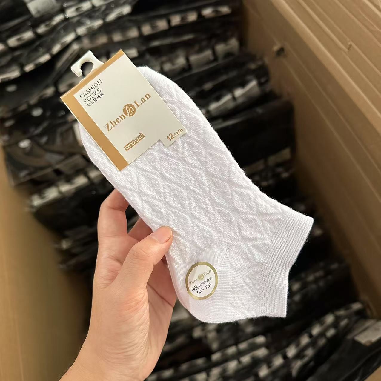 2025 Calcetines de mujer de primavera y otoño Calcetines bajos coreanos transpirables delgados Calcetines de barco japoneses Calcetines de verano para niños Calcetines de algodón Zhuji