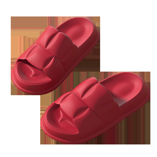 Slippers wedding festive red pair newlywed dowry high-end luxury light luxury summer couple slippers for women