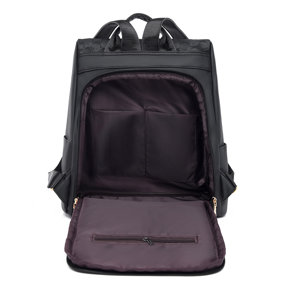 2024 nueva mochila casual retro antirrobo para mujer simple y versátil mochila de viaje al aire libre de gran capacidad