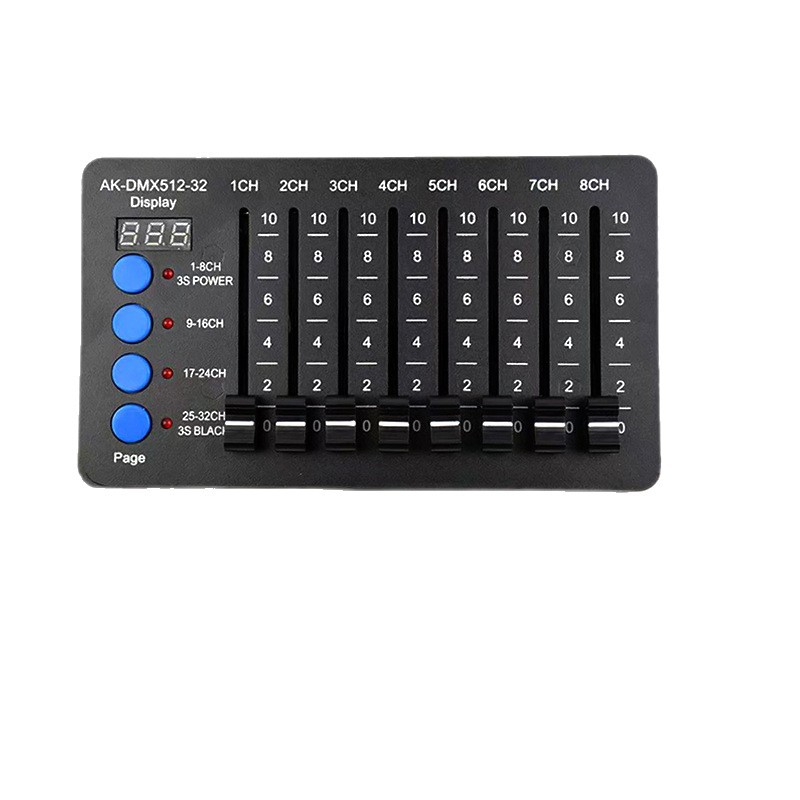 Controlador de iluminación DMX512 32 canales de consola de atenuación de luz etapa de boda lámpara par escena de etapa de boda