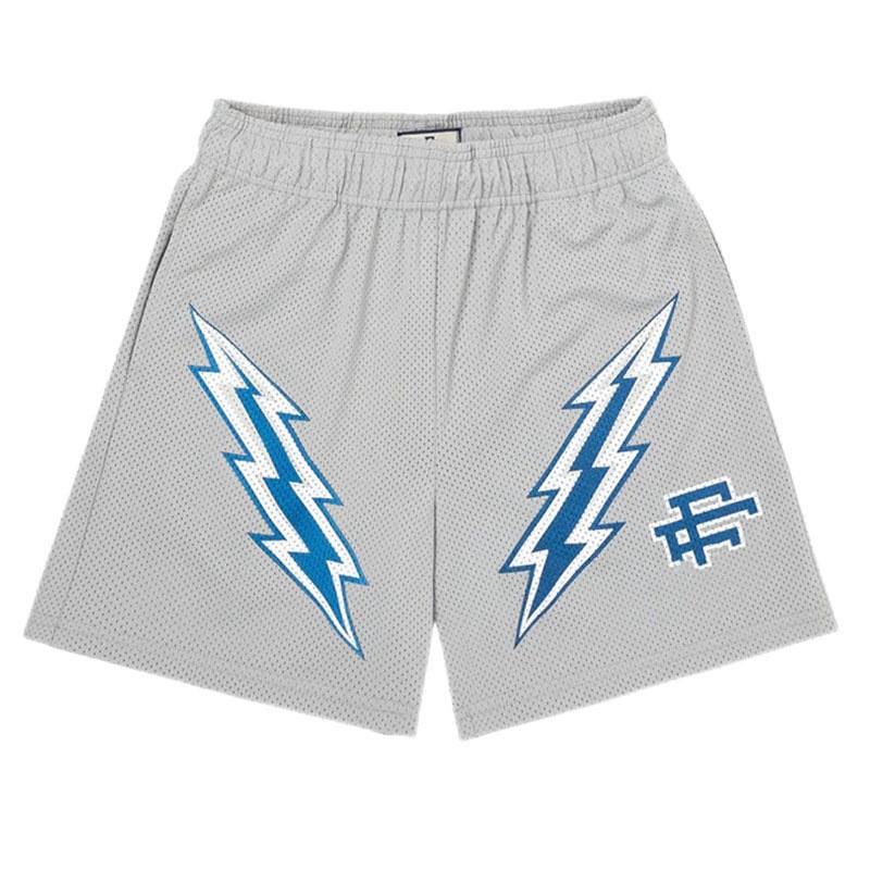 Pantalones deportivos estadounidenses para hombres y mujeres, pantalones de acondicionamiento de verano, pantalones de malla transpirables, sueltos, secos rápidos, pantalones de pareja.