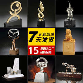 经典传奇人物形象锌合金摆件定制玉玺刻字印章创意金属工艺品摆件