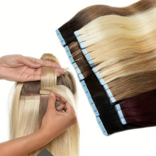 30g真发无痕接发PU假发胶片发真发接发片tape in hair extensions