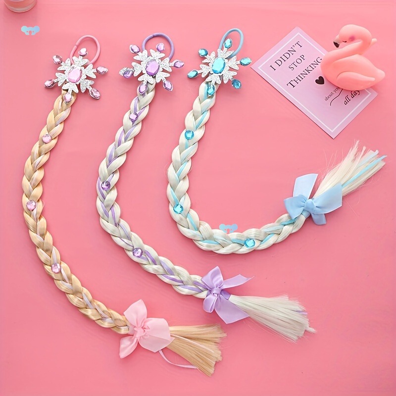 Elegant Long Braids Wigs Princess Wigs Elsa Wigs Braids