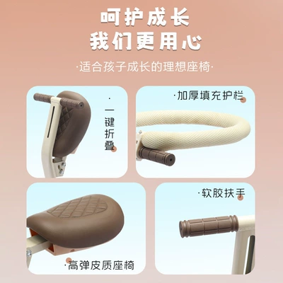Motorcycle child seat, seat for electric vehicles