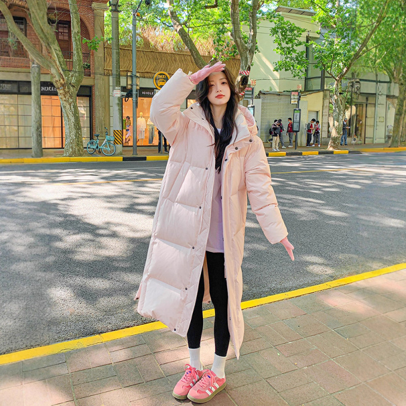 MM明摩长款羽绒服女超长过膝2025年新款加厚宽松情侣冬季女装外套|undefined