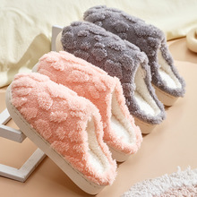 棉拖鞋女秋冬季毛绒棉拖踩屎感情侣居家室内加绒保暖秋冬季拖鞋男