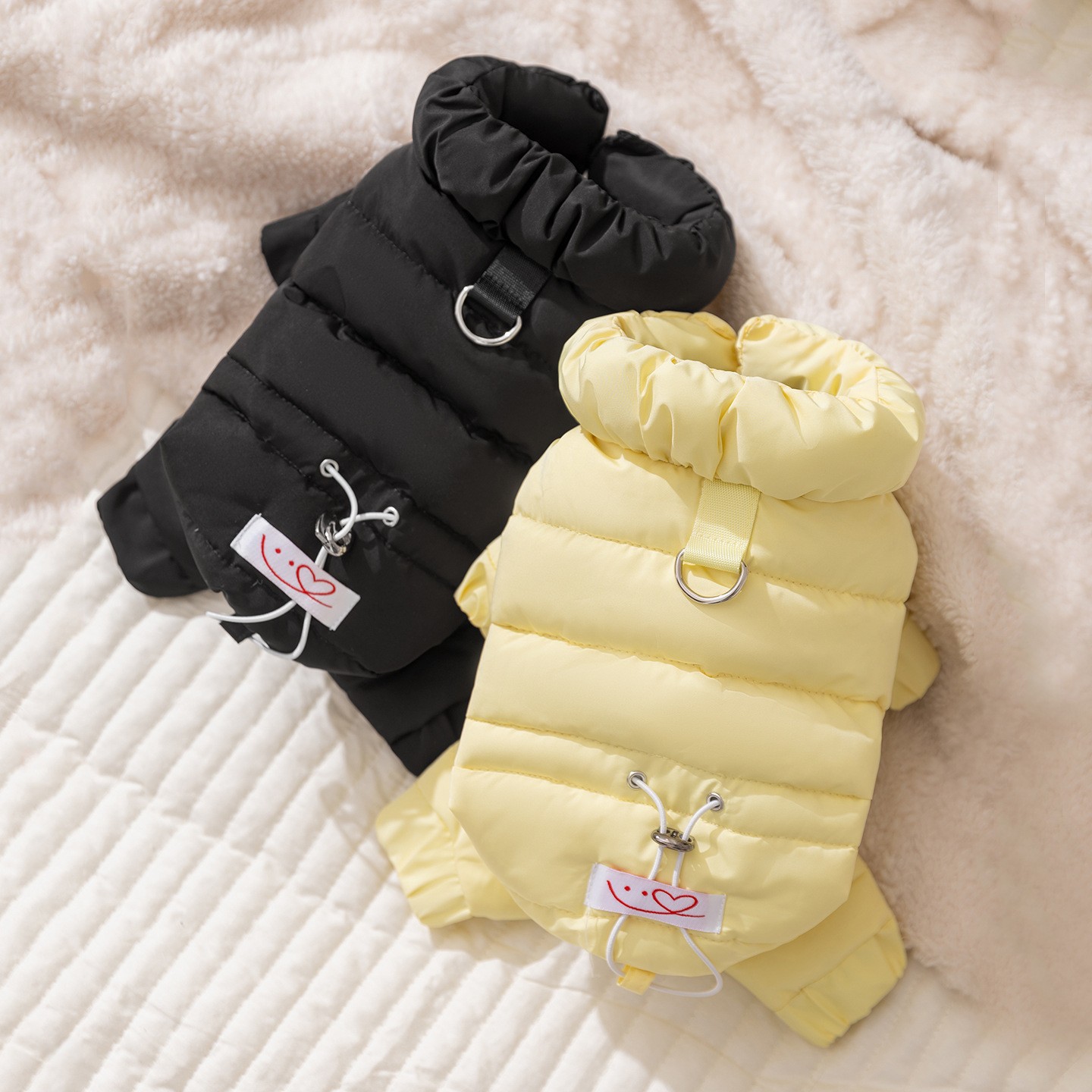 Ropa de mascotas otoño y invierno de cuatro patas de tracción de grafeno chaqueta de plumón para perros pequeños y medianos que osos Teddy ropa de mascotas cálidas image 1