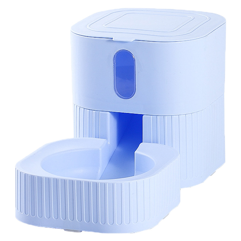 고양이 밥그릇 제조 업체 직판 사료가 새지 않는 일체형 자동 애완동물 급식기, 고양이와 새끼 고양이 밥그릇, 고양이 고양이 밥그릇