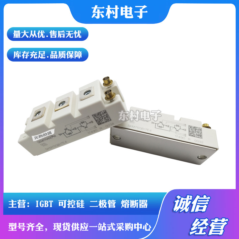 全新SKM75GB176D SKM75GB173D SKM75GB17E4 IGBT模块现货节能