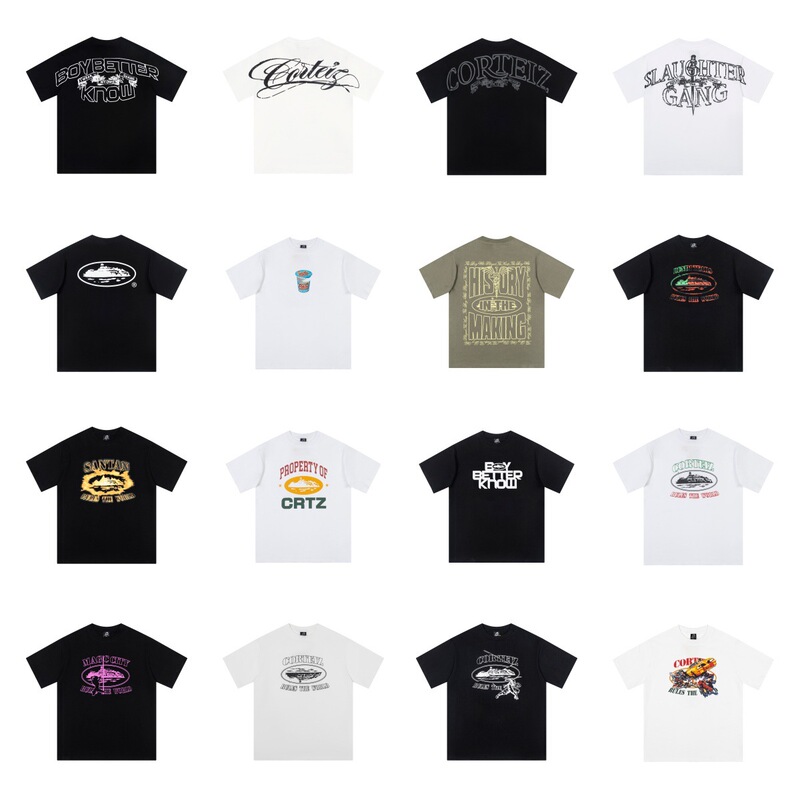 American Trendy Brand Corteiz Alcatraz Cruise Ship Print Loose Casual Sports Couple Short-Sleeved T-Shirt American Trendy Brand Corteiz Alcatraz Cruise Ship Print Loose Casual Sports Couple Short-Sleeved T-Shirt