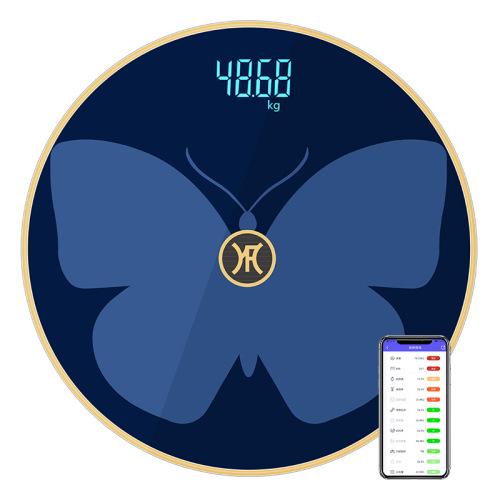 Jinmiao Rechargeable Home Intelligent Bluetooth Electronic Scale Light Energy Small Fat Measuring Body Fat Scale Human Body Scale