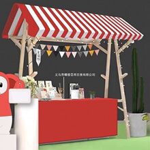 移动可折叠摊位户外棚摆摊展示架实木制促销花车夜市集市架子