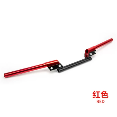 Motorcycle Safety Supplies handlebar moped separated hollow - red-motorcycle-hollow-split-handlebar