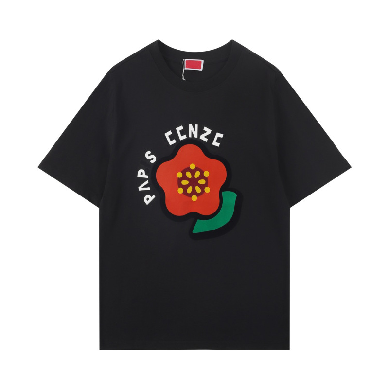 テスト済みバージョン 正しいバージョン 25 夏新作 小唐花植物 エンボス植毛半袖 Tシャツ カップルスタイル ワンピース|undefined