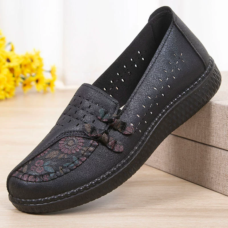 Slip-ons, summer footwear, shoes, sandals for mother