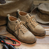 Martens, breathable high trend low boots for leisure English style, autumn, British style, soft sole, genuine leather