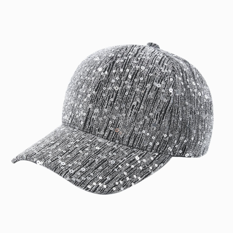국경 간 봄과 여름 새로운 스팽글 야구 모자 패션 캐주얼 피크 캡 여성 스트리트 다목적 태양 모자 도매