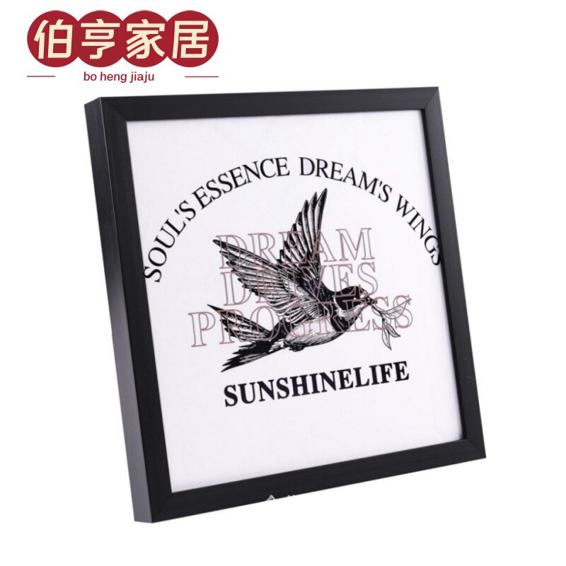 Wooden Black Hollow Photo Frame T-Shirt Display Frame Clothing Display Frame Square Photo Frame Three-Dimensional Black Storage Memory Frame Wooden Black Hollow Photo Frame T-Shirt Display Frame Clothing Display Frame Square Photo Frame Three-Dimensional Black Storage Memory Frame