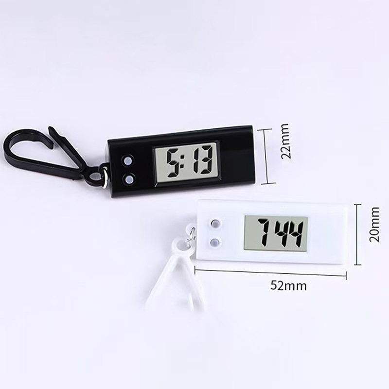 Reloj Digital Portátil Mini de ABS con Pantalla LED para Estudiantes
