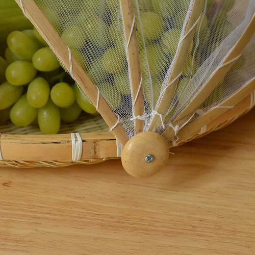 Drying Basket, House Use, Steamed Bun Round, Scoop, Bamboo Weaving, Ethnic, Shallow Mouth, Decorative, Bamboo Made, Bamboo Weaving, Handmade Scoop, Mosquito Proof, Vegetable Cover