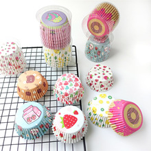跨境新款烘焙纸杯蛋糕纸杯耐高温防油纸蛋糕底托马芬小蛋糕杯