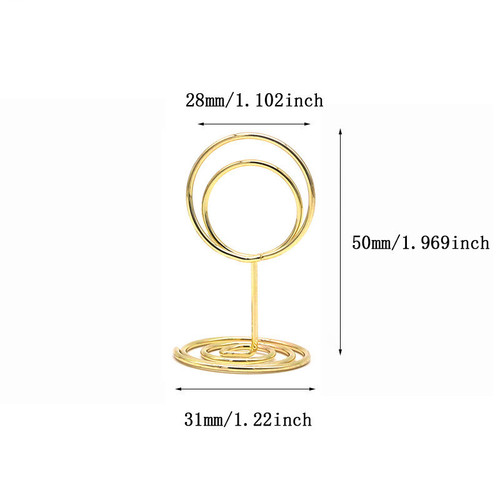 Peacock Round Metal Note Clip Photo Clip Message Clip Vertical Desktop Round Creative Business Card Clip Ornament Clip