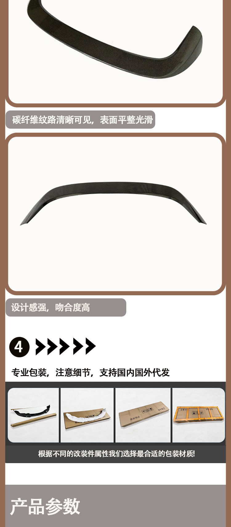 Applicable to BMW x1 F48 carbon fiber tail top wing rear spoiler wing between 2016 and 2019