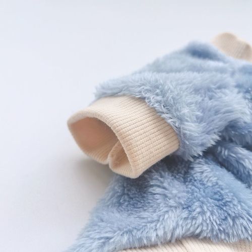 Dog Clothes Autumn and Winter Fleece Warm Flower Sweatshirt Teddy Pomeranian Small Dog Cat Pet Clothing 