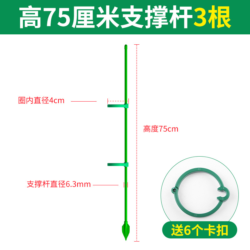 Combinação de 75 cm de altura [3 peças] vem com 6 fivelas + 3 plugues de aterramento