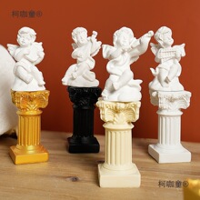 北欧式罗马柱烛台小拍照道具背景家居客厅桌面装饰品摆件麦太保