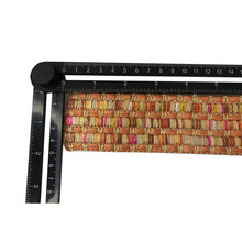 定制鞋面毛线编织多色凉鞋拖鞋鞋材来样加工批发