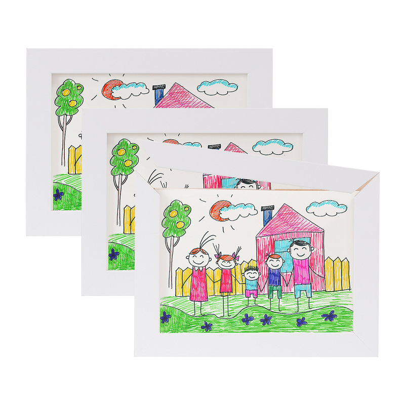 Cross-Border Handmade Detachable Magnetic Photo Frame Kidsren's Art Frame Can Store Multiple A4A3 Paintings Multifunctional Photo Frame Cross-Border Handmade Detachable Magnetic Photo Frame Kidsren's Art Frame Can Store Multiple A4A3 Paintings Multifunctional Photo Frame