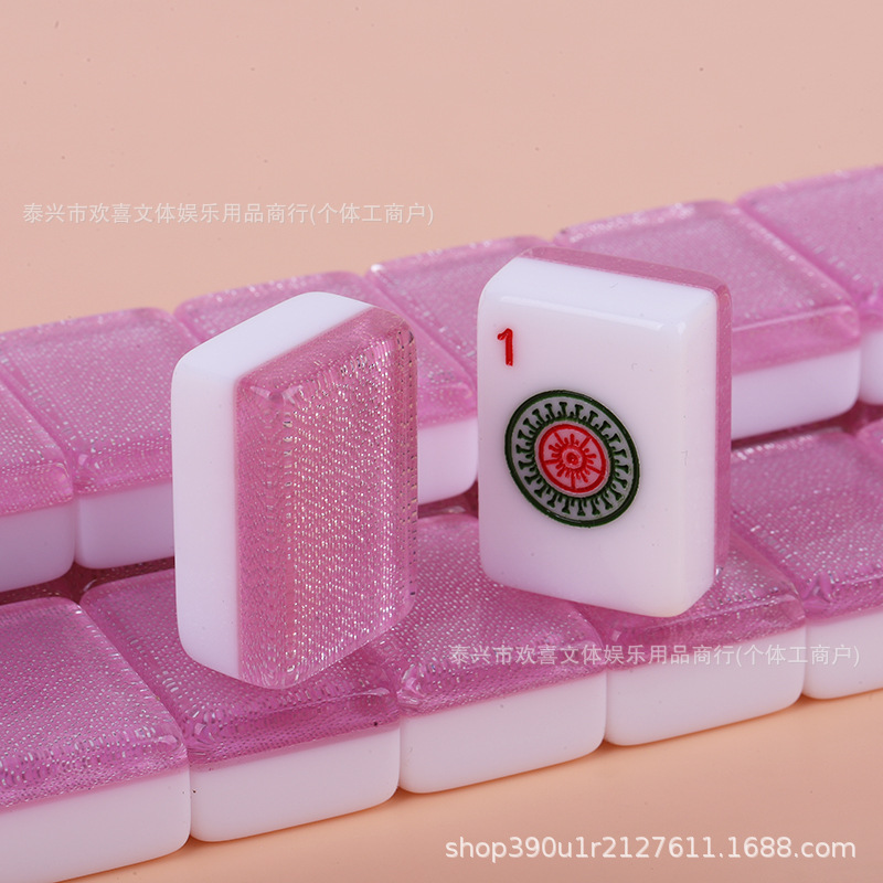Acrylic American Mahjong Tiles, Handcrafted Mahjong, Direct Supply from the Manufacturer, Diy-Friendly, High-End Crystal Mahjong Wholesale