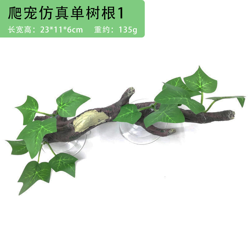 Acuario resina artesanía decoración pecera paisaje decoración simulación resina crawler planta ratán raíz Decoración