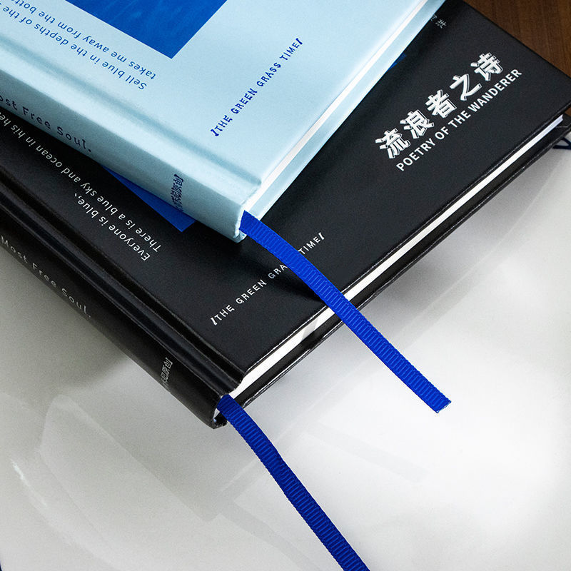 青禾纪流浪者之诗克莱因蓝手账本文艺精致创意A5笔记本励志笔记本|undefined