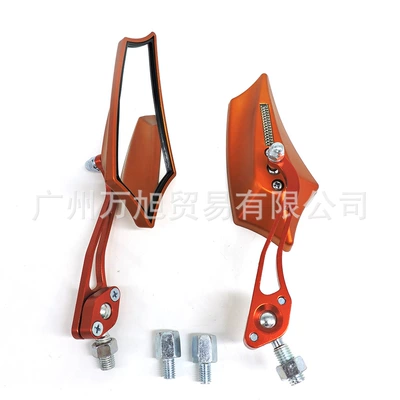 mirror 10MM 8MM universal | Motorcycle rearview mirror - orange